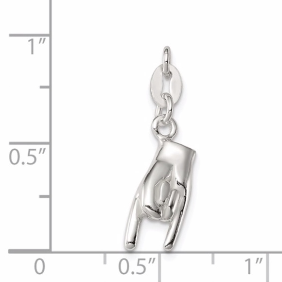 Sterling Silver Good Luck Charm - Picture 2 of 2